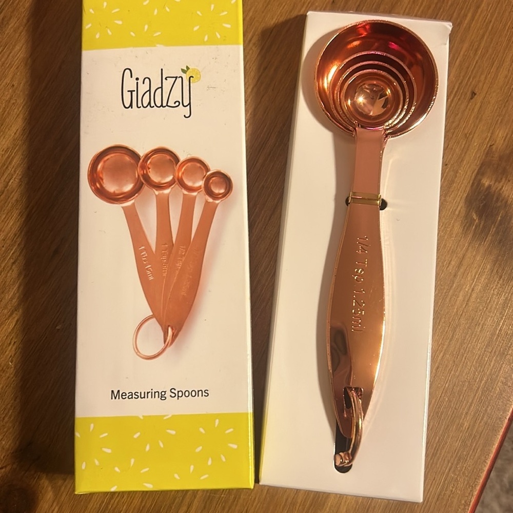 NEW Copper Measuring Spoons